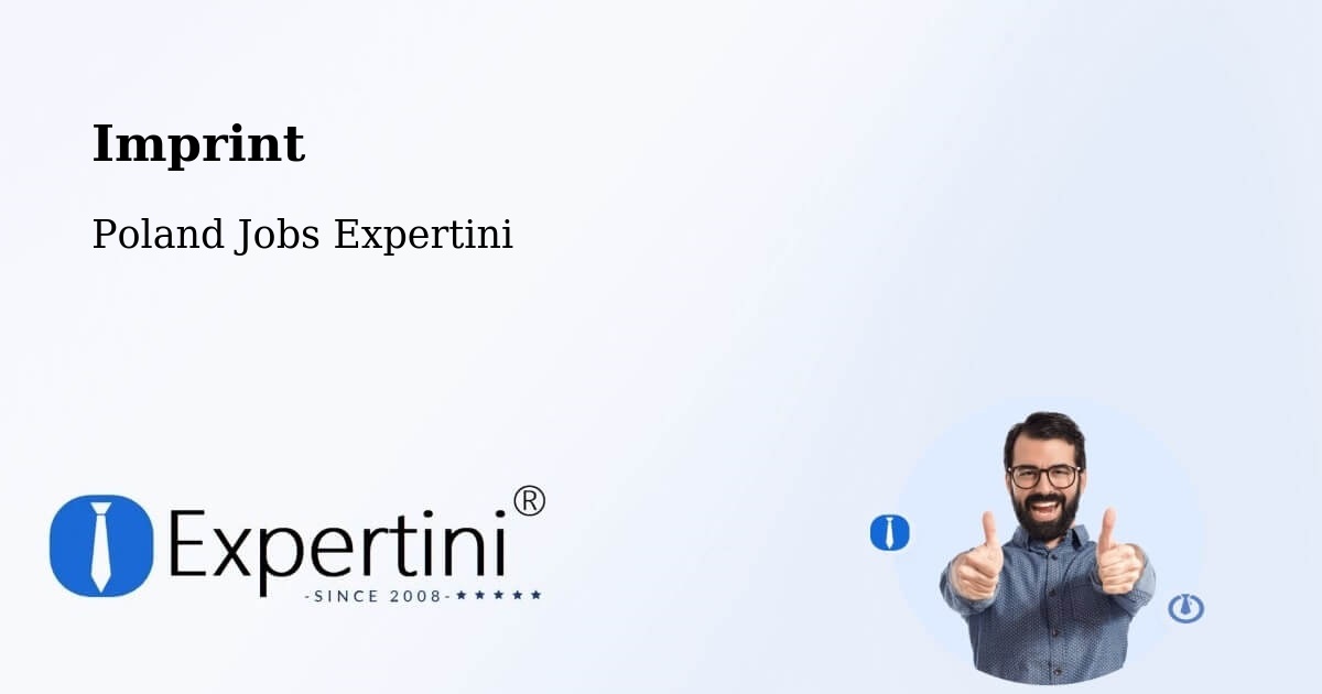 Imprint – Powiat Gdański - Poland Jobs Expertini